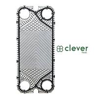 <p>
	 Стоимость пластины CLEVER CLH150L зависит от толщины, материала, типа рифления и других параметров.
</p>
<h2>Толщина</h2>
<p>
	 Производитель предлагает пластины различной толщины – 0,4; и 0,5; мм. Для определенного теплообменника этот параметр подбирается в соответствии с рабочим давлением и качеством жидкостной среды. Изделие используется для среднего давления (до 1,6 МПа).
</p>
<h2>Материал</h2>
<p>
	 Долговечность и эффективность работы теплообменника зависят от материала изготовления пластин. Высокая температура и агрессивные вещества в жидкостных средах негативно влияют на стандартные сплавы.
</p>
<table cellspacing="0">
<tbody>
<tr>
	<td>
		 Обозначение материала
	</td>
	<td>
		 Российский аналог материала
	</td>
</tr>
<tr>
	<td>
		 AISI304
	</td>
	<td>
		 08Х18Н10
	</td>
</tr>
<tr>
	<td>
		 AISI316
	</td>
	<td>
		 08Х17Н13М2
	</td>
</tr>
</tbody>
</table>
 <br>
<h2>Тип рифления</h2>
<p>
	 Коэффициент теплообмена зависит от типа рифления. Пластины производятся с двумя видами рисунка:
</p>
<ul>
	<li>ТК (мягкий), обеспечивает высокий напор, но уменьшает теплопередачу.</li>
	<li>TL (жесткий), обеспечивает высокий уровень теплообмена, но снижает напор.</li>
</ul>
<p>
	 Жесткий тип рифления способствует турбулизации жидкостного потока, поэтому в таких пластинах меньше накипи.
</p>
<h2>Тип пластины</h2>
<p>
	 В зависимости от предназначения, пластины имеют открытые и закрытые отверстия. К основным типам пластин относятся:
</p>
<ul>
	<li>Глухая (код 0000), без входных отверстий, используется для создания прослойки воздуха между прижимной плитой и пластиной;</li>
	<li>Проходная (код 1234), с 4-мя открытыми портами для циркуляции двух сред;</li>
	<li>Поворотная (код 1200), с заглушенными 3-им и 4-ым портами.</li>
</ul>
<p>
	 При сборке теплообменника первую и последнюю пластины устанавливают глухие, остальные – проходные.
</p> в Туле