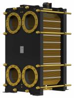 Пластинчатые теплообменники NORD EO Основные параметры
<ul>
	<li><label>Теплоноситель</label>Вода, Пар, Этиленгликоль, Масла, Нефть, Кислоты, Пищевые жидкости, Фреон</li>
	<li><label>Материал пластины</label>AISI 304, AISI 316, SMO 254, Hastelloy, Titan</li>
	<li><label>Рабочая температура, °C</label>-30...200</li>
</ul>
 <br>
 Технические данные
<ul>
	<li><label>Макс. рабочее давление, бар</label>16</li>
</ul>
 <br>
 Материалы
<ul>
	<li><label>Материал уплотнения</label>EPDM, NBR (Nitril), FPM (Viton)</li>
</ul>
 <br>
 Теплообменники
<ul>
	<li><label>Диаметр присоединения</label>300</li>
	<li><label>Типоразмер ПТО</label>Серия EO</li>
</ul>
 <br>
 Монтаж
<ul>
	<li><label>Ширина без учета упаковки, мм</label>970</li>
	<li><label>Высота без учета упаковки, мм</label>1896</li>
</ul>
 <br>
<ul>
	<li><label>Срок эксплуатации</label>не менее 15 лет</li>
	<li><label>Страна</label>Россия</li>
	<li><label>Размер шпильки</label>М36</li>
</ul>
<p>
	 Теплообменники Норд EO&nbsp;применяются в отраслях с большими нагрузками: в жилищно-коммунальном хозяйстве, промышленных предприятиях, металлургии, производстве, энергетике. Используются для отопления, горячего водоснабжения, в качестве нагрева или охлаждения жидких и газообразных рабочих сред.
</p>
<p>
	 Теплообменные аппараты имеют патрубки диаметром 300мм, выдерживают давление до 16 бар. Максимальный расход до 350 м3/ч, а рабочая температура до 200 °C.
</p>
<h2>Комплект поставки</h2>
<ul>
	<li>Теплообменник в собранном виде</li>
	<li>Паспорт</li>
	<li>Руководство по эксплуатации</li>
	<li>Ответные фланцы</li>
</ul> в Туле