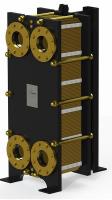 Пластинчатые теплообменники NORD TT Основные параметры
<ul>
	<li><label>Теплоноситель</label>Вода, Пар, Этиленгликоль, Масла, Нефть, Кислоты, Пищевые жидкости, Фреон</li>
	<li><label>Материал пластины</label>AISI 304, AISI 316, SMO 254, Hastelloy, Titan</li>
	<li><label>Рабочая температура, °C</label>-30...200</li>
</ul>
 <br>
 Технические данные
<ul>
	<li><label>Макс. рабочее давление, бар</label>16</li>
	<li><label>Макс. расход, м3/ч</label>160</li>
</ul>
 <br>
 Материалы
<ul>
	<li><label>Материал уплотнения</label>EPDM, NBR (Nitril), FPM (Viton)</li>
</ul>
 <br>
 Теплообменники
<ul>
	<li><label>Диаметр присоединения</label>100</li>
	<li><label>Типоразмер ПТО</label>Серия TT</li>
</ul>
 <br>
 Монтаж
<ul>
	<li><label>Ширина без учета упаковки, мм</label>460</li>
	<li><label>Высота без учета упаковки, мм</label>1126</li>
</ul>
 <br>
<ul>
	<li><label>Срок эксплуатации</label>не менее 15 лет</li>
	<li><label>Страна</label>Россия</li>
	<li><label>Размер шпильки</label>М24</li>
	<li><label>Площадь 1 пластины, м2</label>0.26</li>
	<li><label>Макс. площадь теплообмена, м2</label>48.36</li>
	<li><label>Макс. кол-во пластин, шт</label>184</li>
</ul>
<p>
	 Теплообменники Норд TT&nbsp;применяются в ЖКХ и производственных процессах, когда нужна большая мощность при небольших расходах рабочей среды. Используются в вентиляции, отоплении, ГВС, охлаждении или нагрева с использованием таких теплоносителей как вода, пар, масла, нефть, кислоты, пищевые и охлаждающие жидкости.
</p>
<p>
	 Теплообменные аппараты имеют патрубки диаметром 100мм, выдерживают давление до 16 бар. Максимальная рабочая температура до 200 °C. Площадь одной пластины 0,26 м2, вмещается от 11 до 184 пластин, максимальный расход до 160 м3/ч.
</p>
<h2>Габариты</h2>
<table cellspacing="0">
<tbody>
<tr>
	<td>
		 Тип теплообменника
	</td>
	<td>
		 № рамы
	</td>
	<td>
		 Размеры
	</td>
	<td>
		 &nbsp;
	</td>
	<td>
		 &nbsp;
	</td>
	<td colspan="2">
		 Стяжные шпильки
	</td>
	<td>
		 Кол-во пластин, шт
	</td>
	<td>
		 Макс. масса, кг
	</td>
</tr>
<tr>
	<td>
		 &nbsp;
	</td>
	<td>
		 &nbsp;
	</td>
	<td>
		 L
	</td>
	<td>
		 L1
	</td>
	<td>
		 L2
	</td>
	<td>
		 Размер
	</td>
	<td>
		 Кол-во
	</td>
	<td>
		 &nbsp;
	</td>
	<td>
		 &nbsp;
	</td>
</tr>
<tr>
	<td rowspan="4">
		 Серия TT<br>
		 общепромышленное/<br>
		 специальное исполнение
	</td>
	<td>
		 1
	</td>
	<td>
		 675
	</td>
	<td>
		 625
	</td>
	<td>
		 500
	</td>
	<td>
		 М24
	</td>
	<td>
		 10
	</td>
	<td>
		 11-41
	</td>
	<td>
		 380
	</td>
</tr>
<tr>
	<td>
		 2
	</td>
	<td>
		 975
	</td>
	<td>
		 925
	</td>
	<td>
		 800
	</td>
	<td>
		 М24
	</td>
	<td>
		 10
	</td>
	<td>
		 42-84
	</td>
	<td>
		 475
	</td>
</tr>
<tr>
	<td>
		 3
	</td>
	<td>
		 1375
	</td>
	<td>
		 1325
	</td>
	<td>
		 1200
	</td>
	<td>
		 М24
	</td>
	<td>
		 10
	</td>
	<td>
		 85-141
	</td>
	<td>
		 610
	</td>
</tr>
<tr>
	<td>
		 4
	</td>
	<td>
		 1675
	</td>
	<td>
		 1625
	</td>
	<td>
		 1500
	</td>
	<td>
		 М24
	</td>
	<td>
		 10
	</td>
	<td>
		 142-184
	</td>
	<td>
		 705
	</td>
</tr>
<tr>
	<td colspan="9">
		 Расчетное давление 1,0 МПа (10 кгс/см2) и 1,6 МПа (16 кгс/см2)
	</td>
</tr>
</tbody>
</table>
 <br>
<h2>Комплект поставки</h2>
<ul>
	<li>Теплообменник в собранном виде</li>
	<li>Паспорт</li>
	<li>Руководство по эксплуатации</li>
	<li>Ответные фланцы</li>
</ul> в Туле