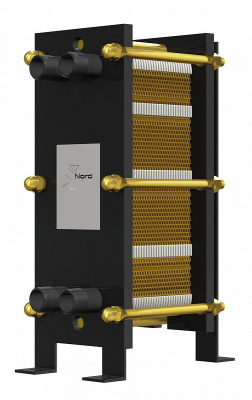 Пластинчатые теплообменники NORD F Основные параметры
<ul>
	<li><label>Теплоноситель</label>Вода, Пар, Этиленгликоль, Масла, Нефть, Кислоты, Пищевые жидкости, Фреон</li>
	<li><label>Материал пластины</label>AISI 304, AISI 316, SMO 254, Hastelloy, Titan</li>
	<li><label>Рабочая температура, °C</label>-30...200</li>
</ul>
 <br>
 Технические данные
<ul>
	<li><label>Макс. рабочее давление, бар</label>16</li>
	<li><label>Макс. расход, м3/ч</label>13</li>
</ul>
 <br>
 Материалы
<ul>
	<li><label>Материал уплотнения</label>EPDM, NBR (Nitril), FPM (Viton)</li>
</ul>
 <br>
 Теплообменники
<ul>
	<li><label>Диаметр присоединения</label>32</li>
	<li><label>Типоразмер ПТО</label>Серия F</li>
</ul>
 <br>
 Монтаж
<ul>
	<li><label>Ширина без учета упаковки, мм</label>210</li>
	<li><label>Высота без учета упаковки, мм</label>570</li>
</ul>
 <br>
<ul>
	<li><label>Срок эксплуатации</label>не менее 15 лет</li>
	<li><label>Страна</label>Россия</li>
	<li><label>Размер шпильки</label>М16</li>
	<li><label>Площадь 1 пластины, м2</label>0.04</li>
	<li><label>Макс. площадь теплообмена, м2</label>3.7</li>
	<li><label>Макс. кол-во пластин, шт</label>90</li>
</ul>
 <br>