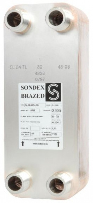 <h2>Комплект поставки&nbsp;Теплообменник Sondex SL34</h2>
<p>
	 В комплект поставки теплообменного аппарата Sondex SL34 входит:
</p>
<ul>
	<li>Теплообменник, в собранном виде</li>
	<li>Паспорт</li>
	<li>Руководство по эксплуатации</li>
	<li>Шильд</li>
</ul>
<h2>Стоимость пластинчатого теплообменника Sondex SL34</h2>
<p>
	 Цена на теплообменный аппарат Sondex SL34 рассчитывается&nbsp;индивидуально для конкретного объекта&nbsp;и зависит от конструктивных особенностей теплообменника (типоразмер рамы, материал пластин и уплотнений) и параметров системы:
</p>
<ul>
	<li>Рабочее давление&nbsp;- влияет на толщину пластин и прижимных плит.</li>
	<li>Температурные графики&nbsp;- влияют на материал уплотнений, размер теплообменника (кол-во пластин).</li>
	<li>Тип среды&nbsp;- влияет на материал и толщину пластин, материал уплотнений.</li>
	<li>Потери давления&nbsp;- чем ниже потери, тем выше стоимость за счет больших габаритов пто.</li>
	<li>Запас поверхности на загрязнение&nbsp;- чем больше запас, тем дороже теплообменник, но и больше срок работы теплообменника без обслуживания.</li>
</ul>
 <br>